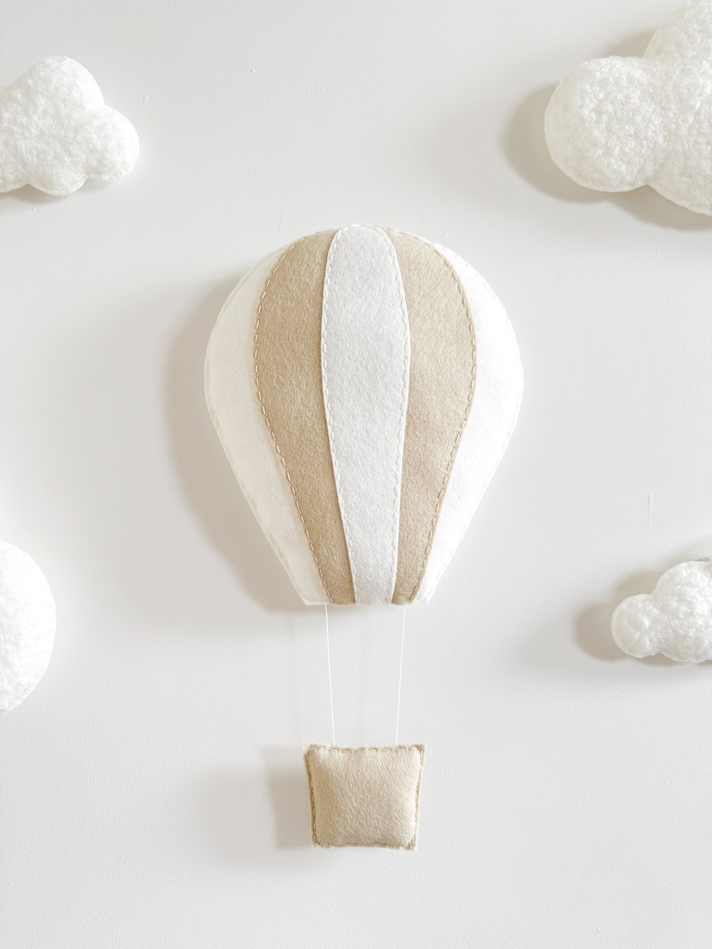 Large Layered Felt Hot Air Balloon Wall Hanging Decoration