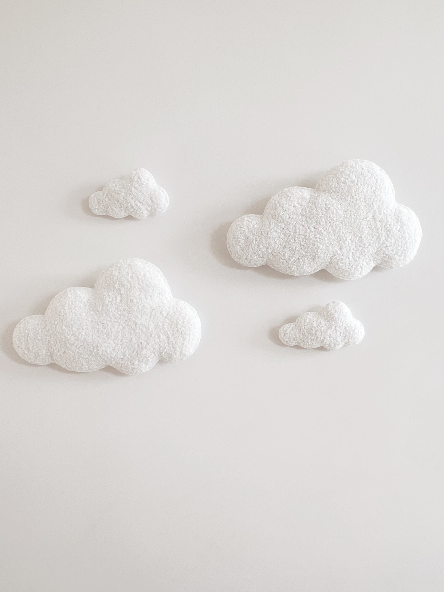 XL Individual Bouclé Cloud Wall Hanging Decoration