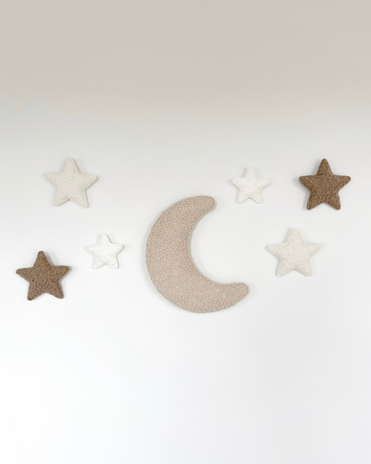 Bouclé Moon Wall Decoration