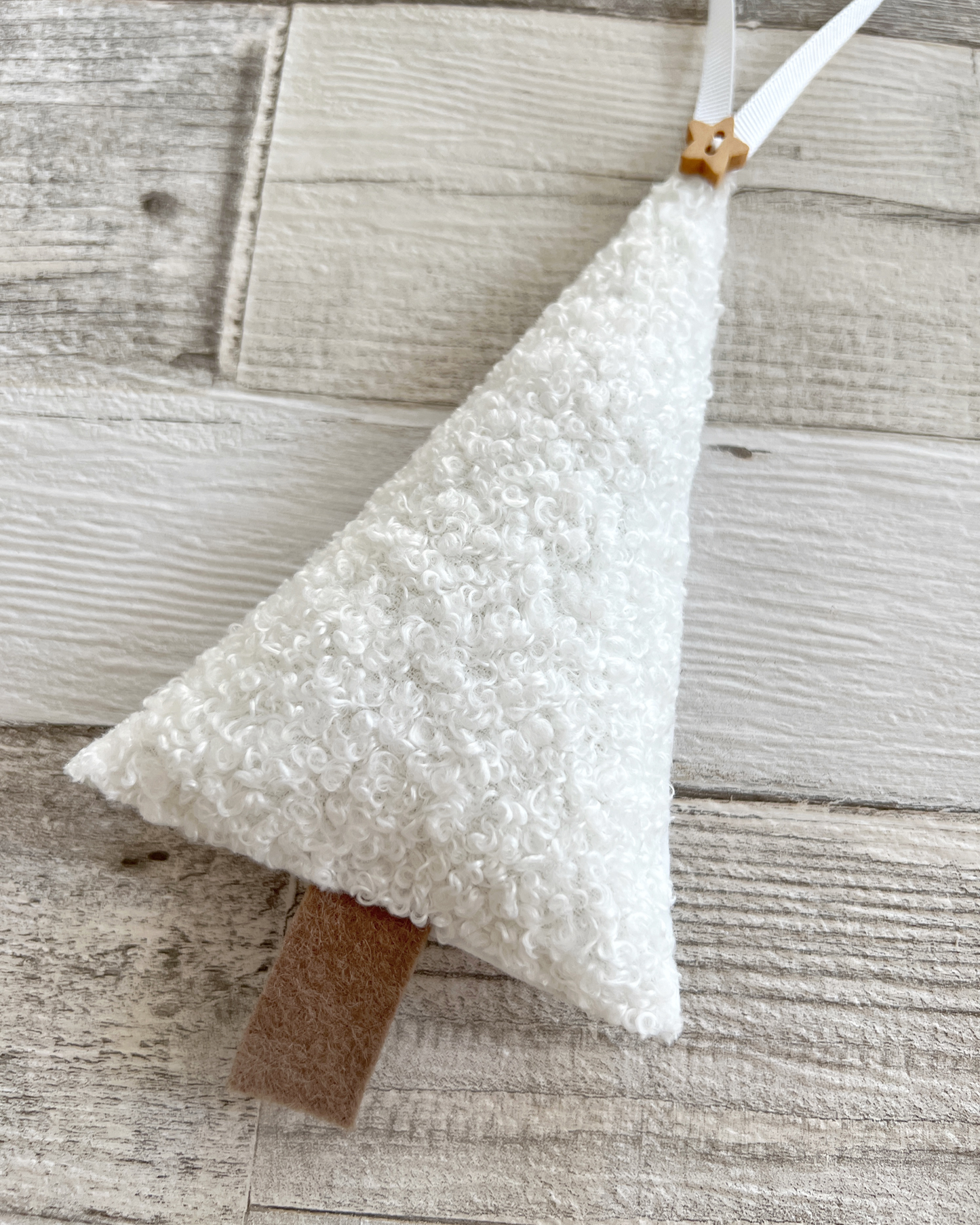Bouclé Christmas Tree Decorations