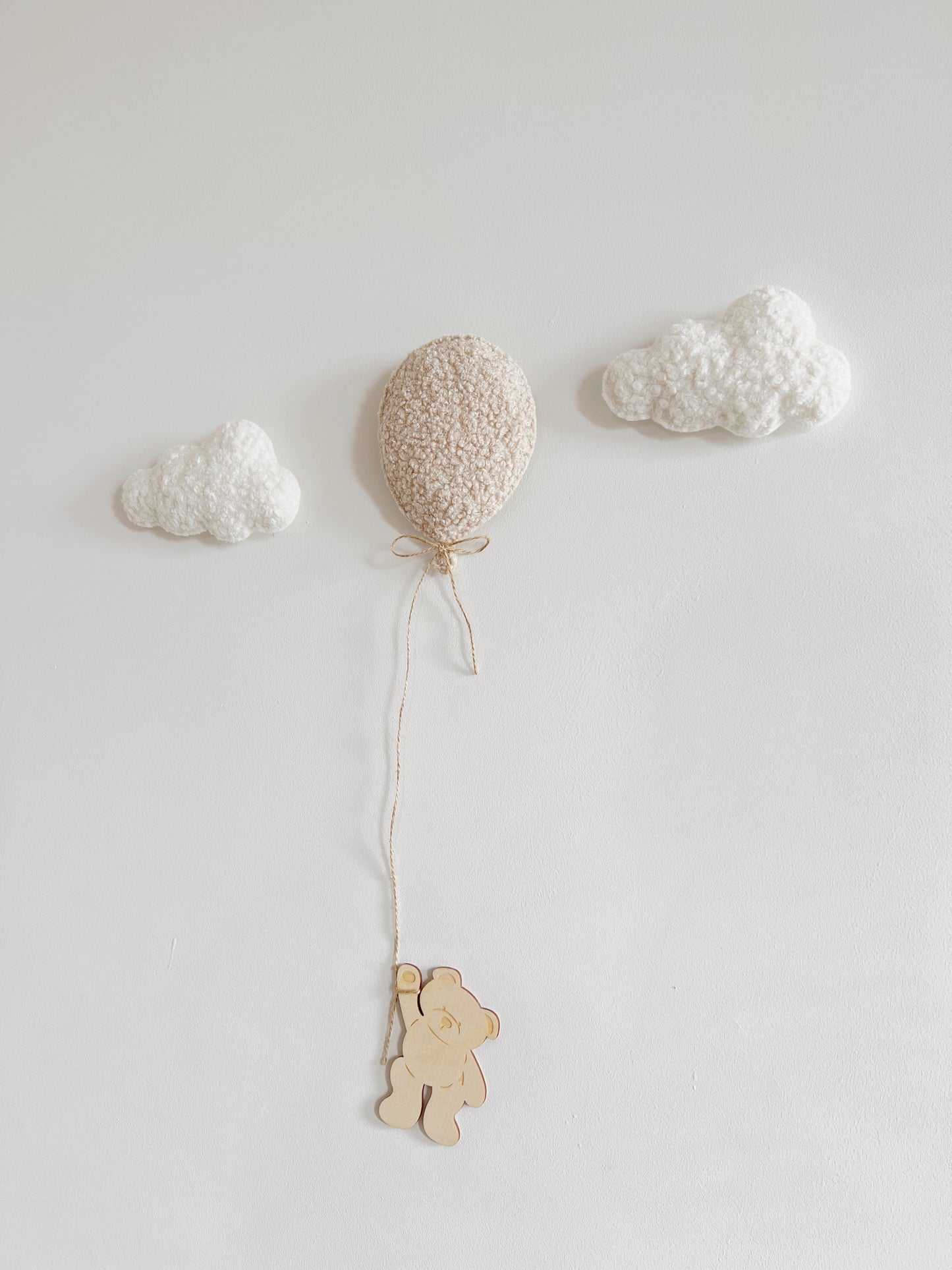 Wooden Teddy Bear Decoration