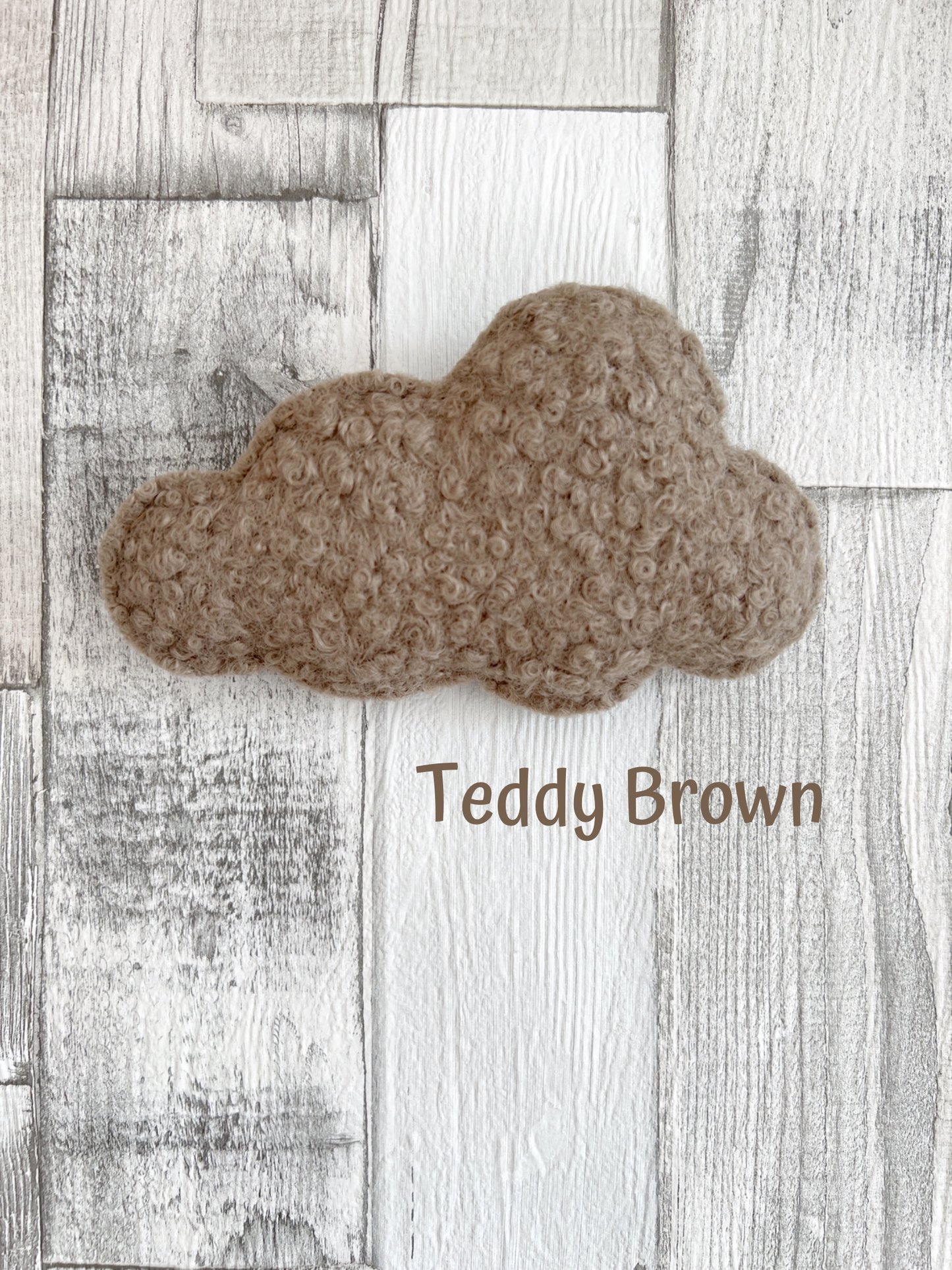 Small Individual Bouclé Cloud Wall Hanging Decoration