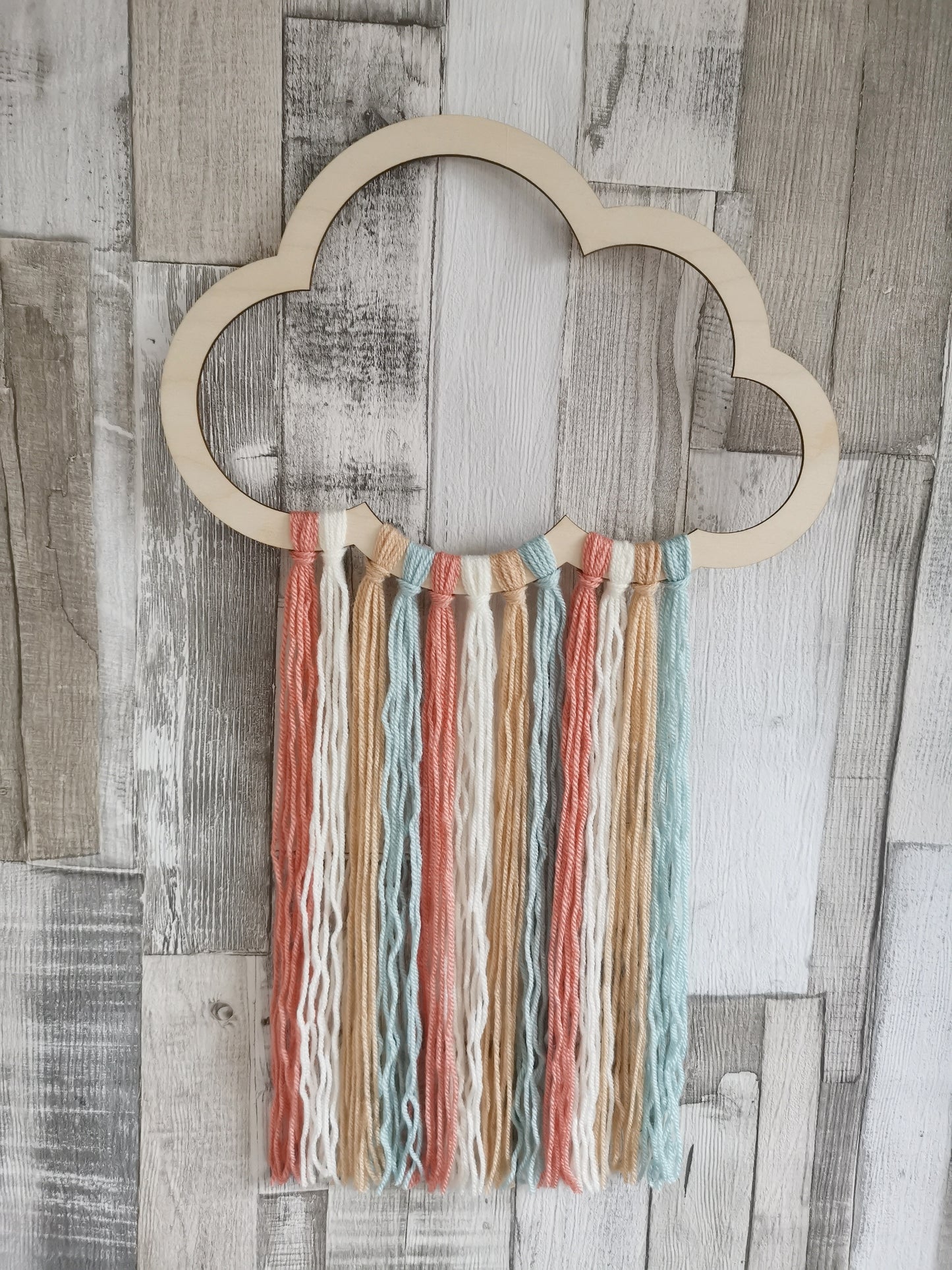 Boho Style Cloud Wall Hanger