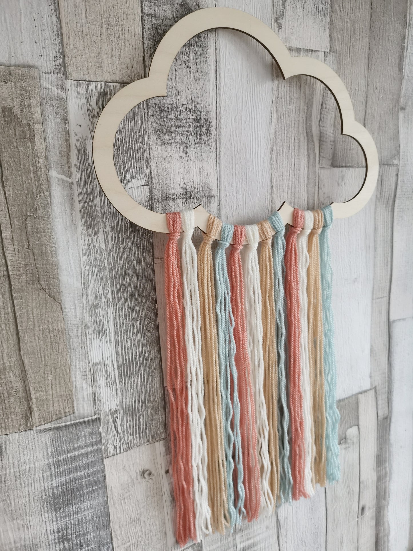 Boho Style Cloud Wall Hanger