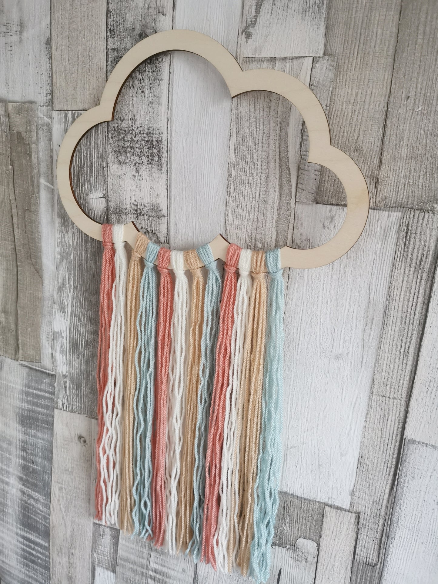 Boho Style Cloud Wall Hanger