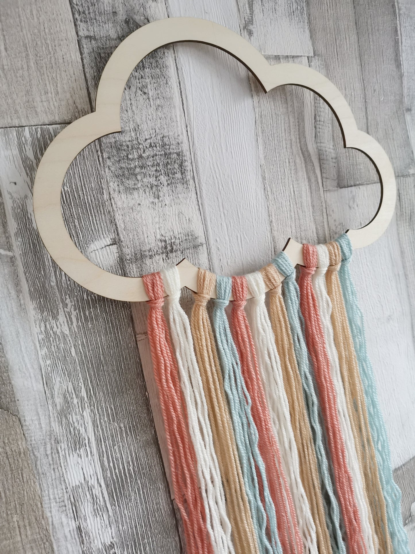 Boho Style Cloud Wall Hanger