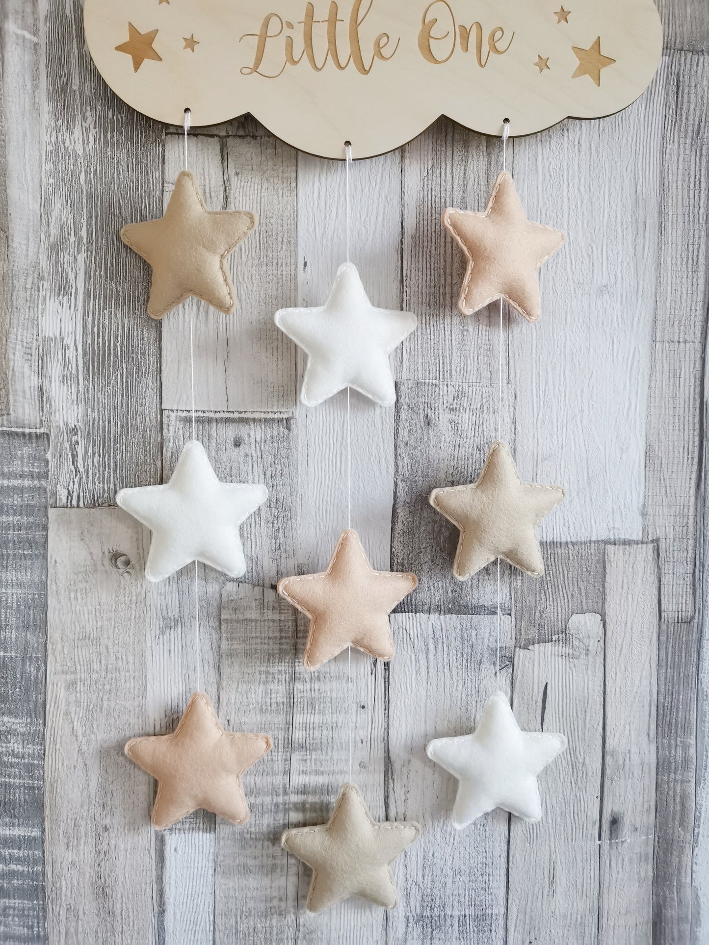 Nursery Cloud Mobile - Beige, Cream & Fawn Stars Dream Big Cloud Wall Mobile, Cloud Nursery Decor, Clouds & Stars Nursery Decor, Baby Nursery Mobile, Nursery Mobile, Cloud Theme Nursery, Neutral Nursery Decor, Baby Room Decor, Nursery Wall Art, Star Theme Nursery