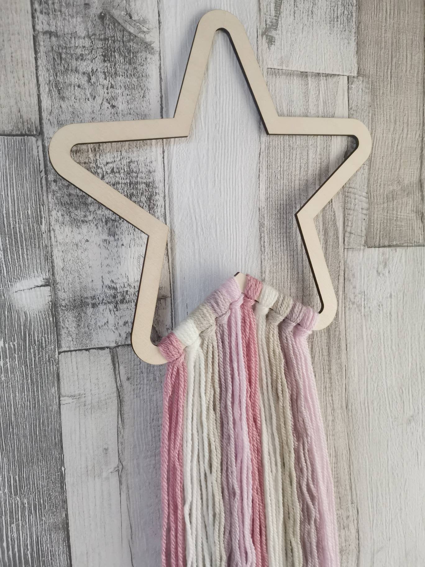 Pinks & Lilacs Star Wall Hanger