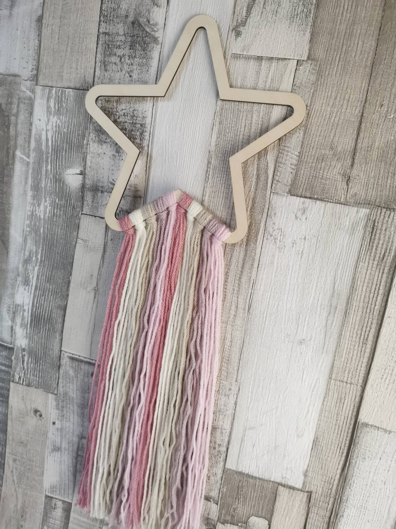 Pinks & Lilacs Star Wall Hanger