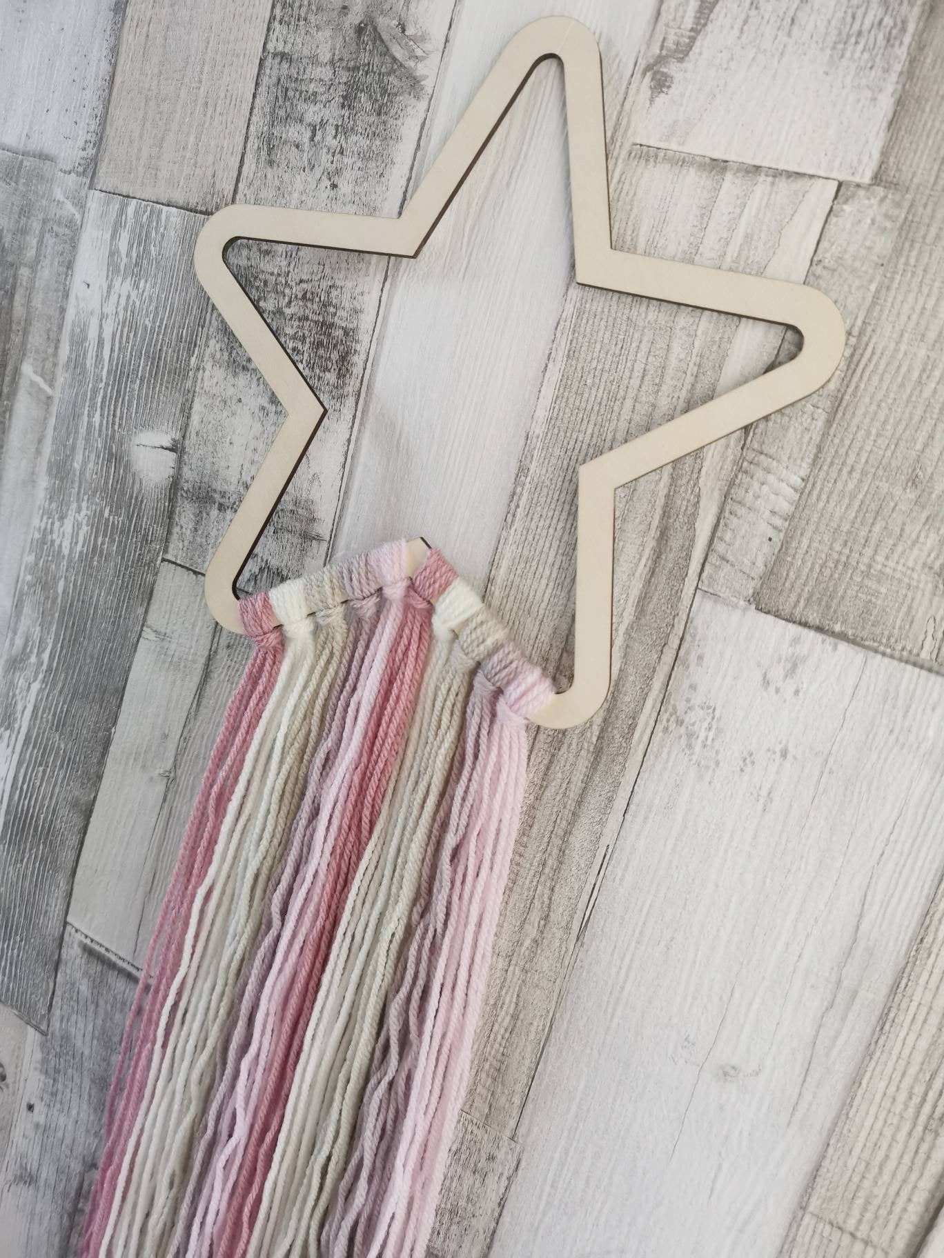 Pinks & Lilacs Star Wall Hanger