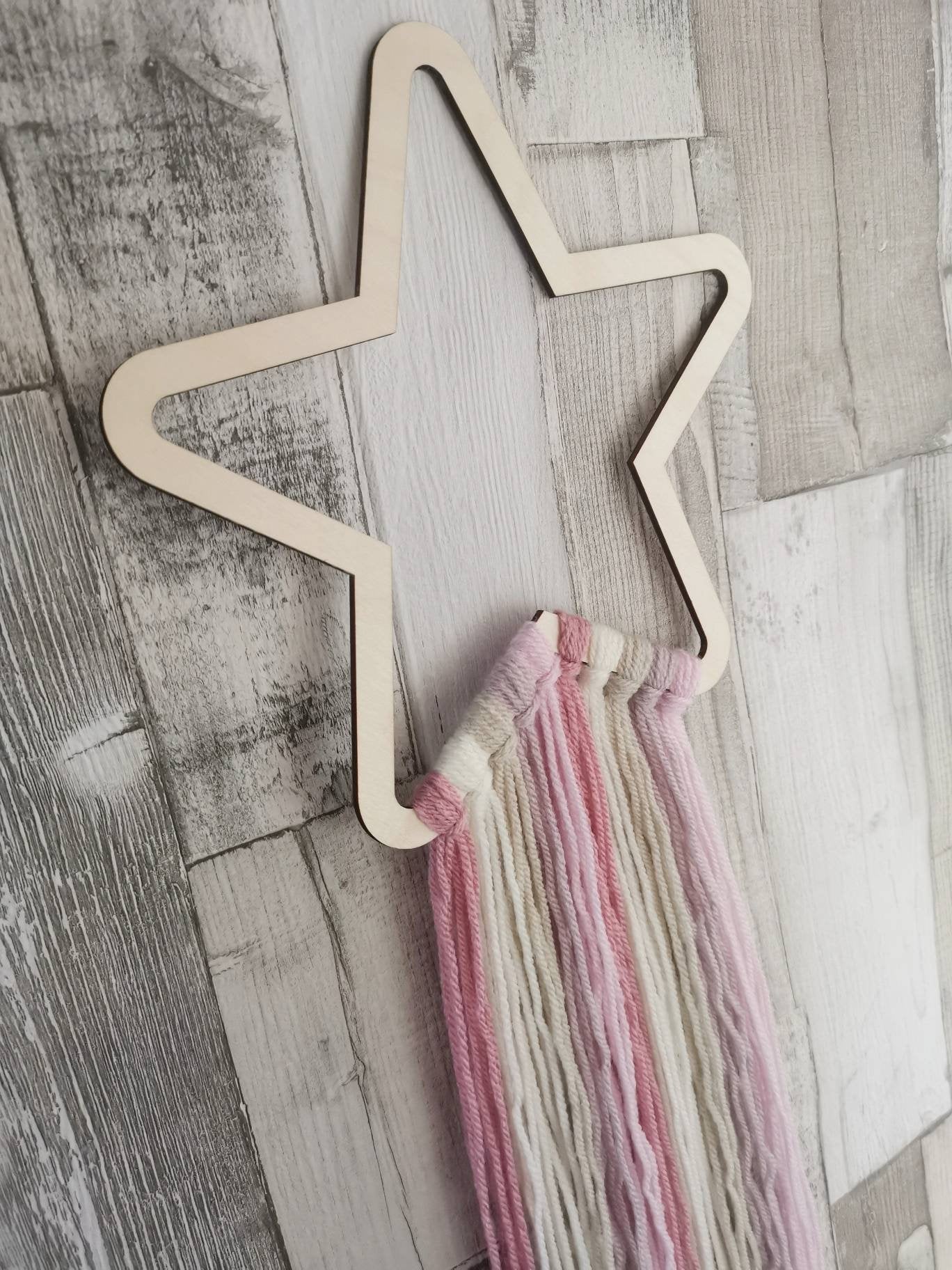 Pinks & Lilacs Star Wall Hanger