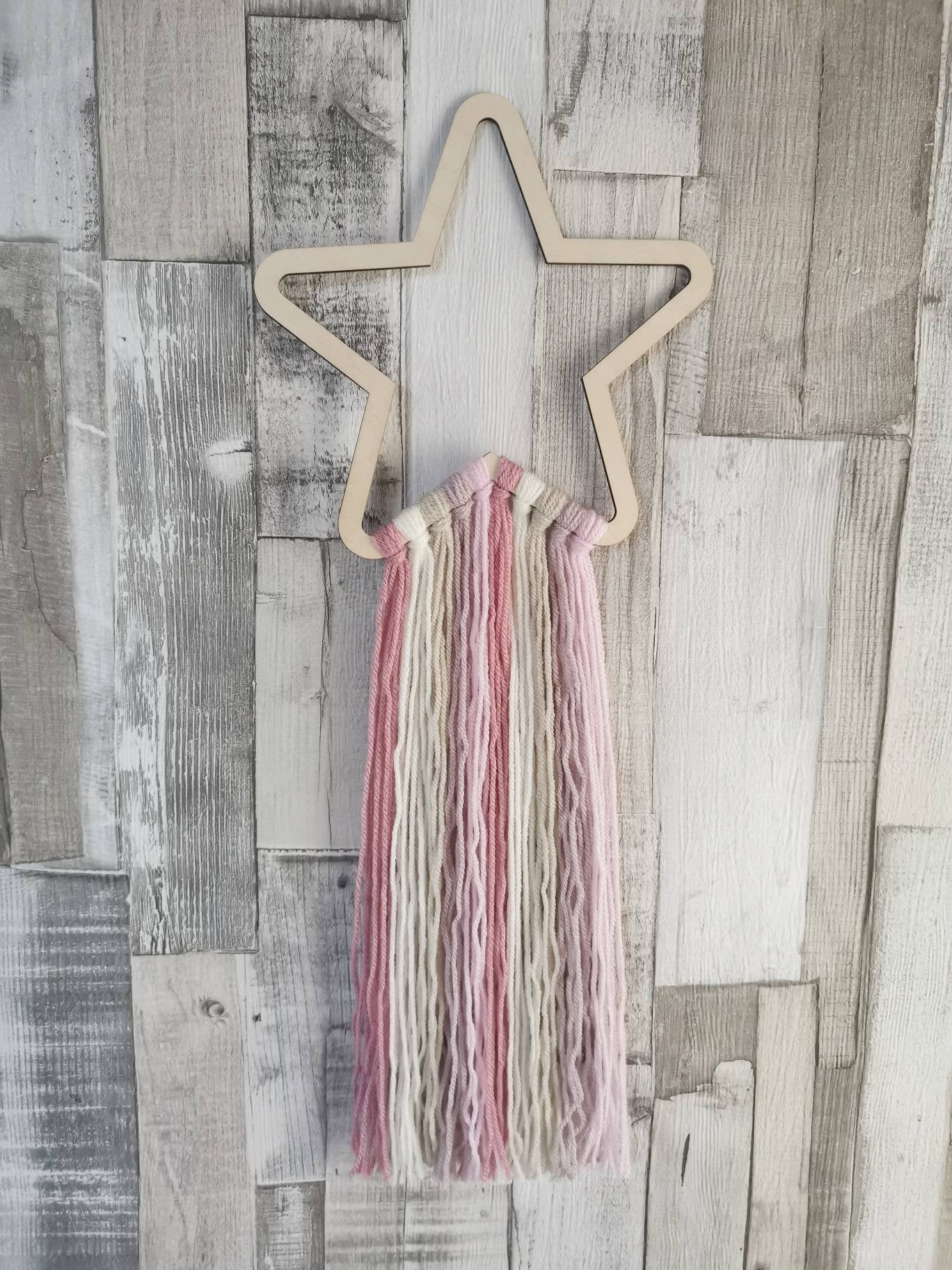 Pinks & Lilacs Star Wall Hanger