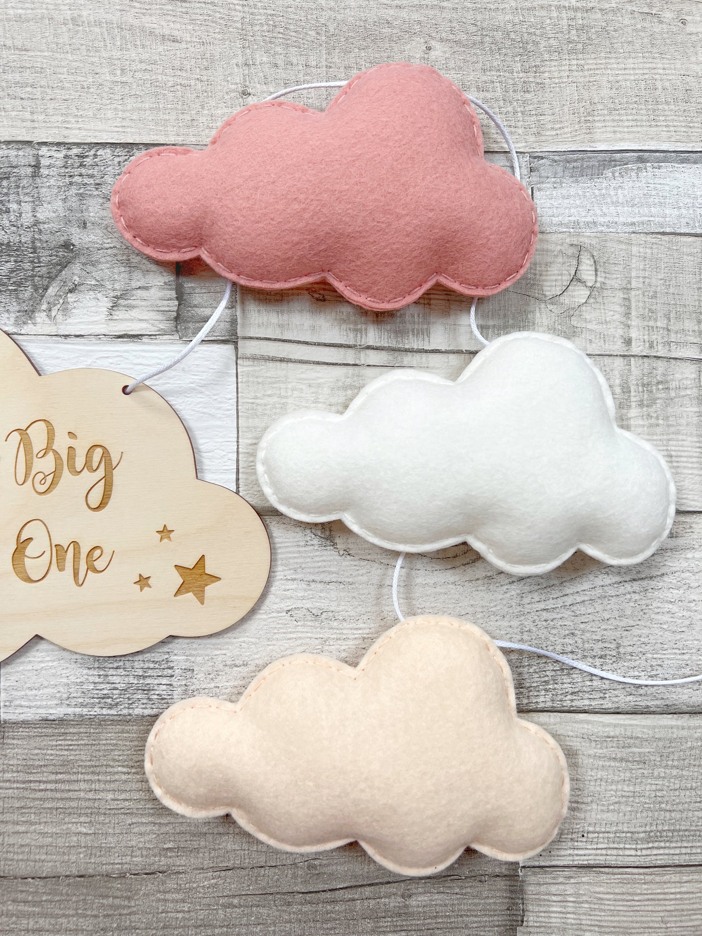 Dream Big Little One Cloud Bunting