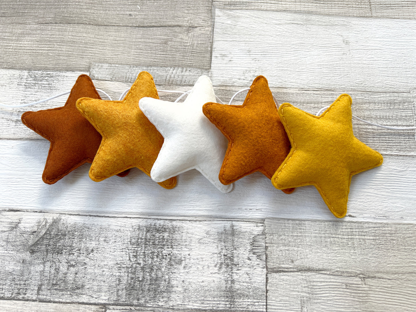 Rustic Tones Stars Bunting