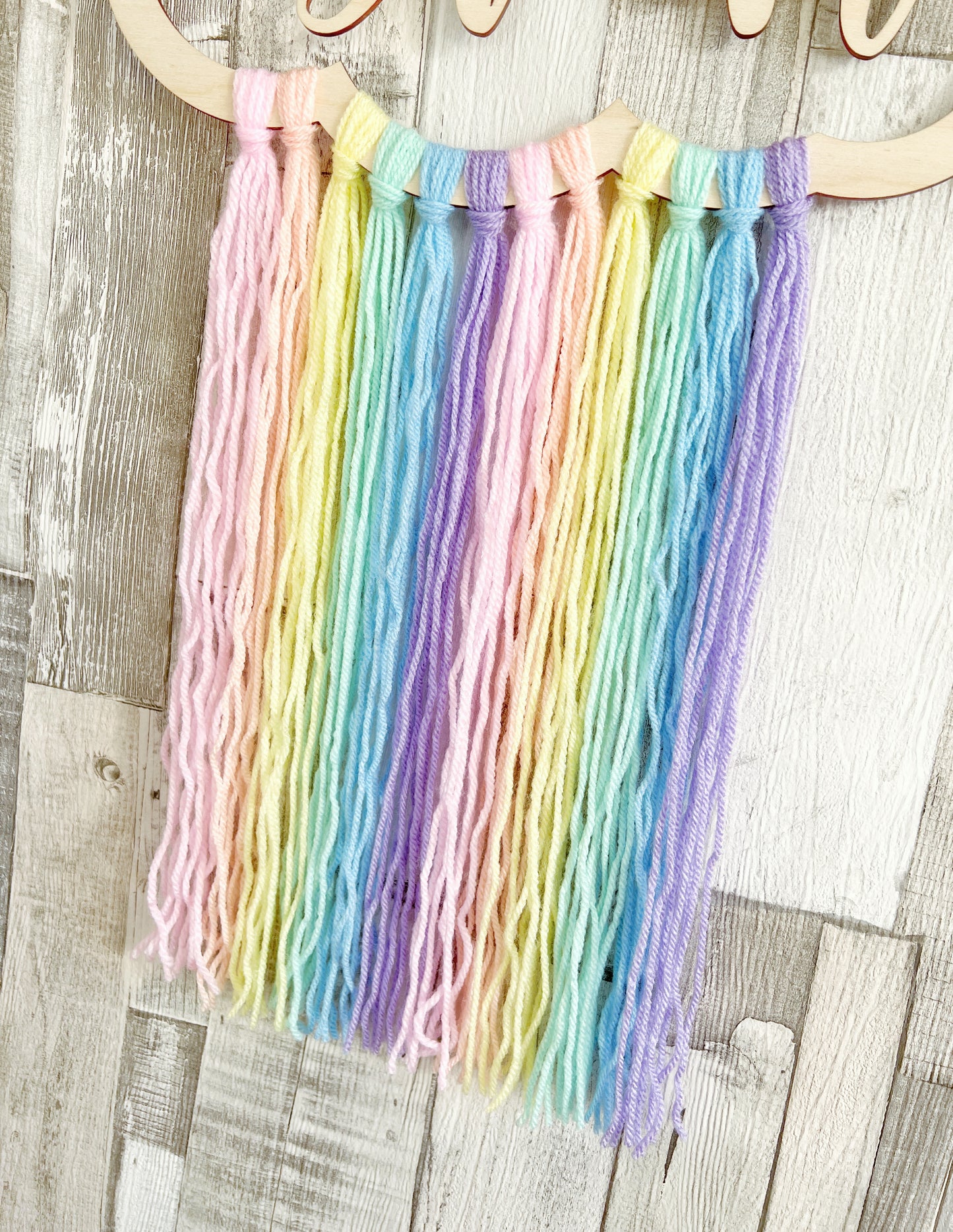 Dream Pastel Rainbow Cloud Wall Hanger