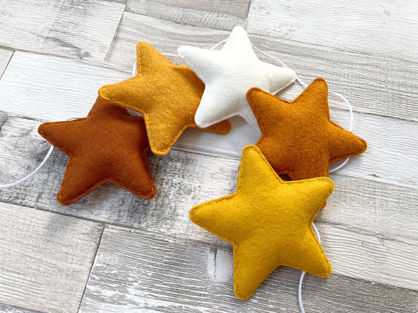 Rustic Tones Stars Bunting