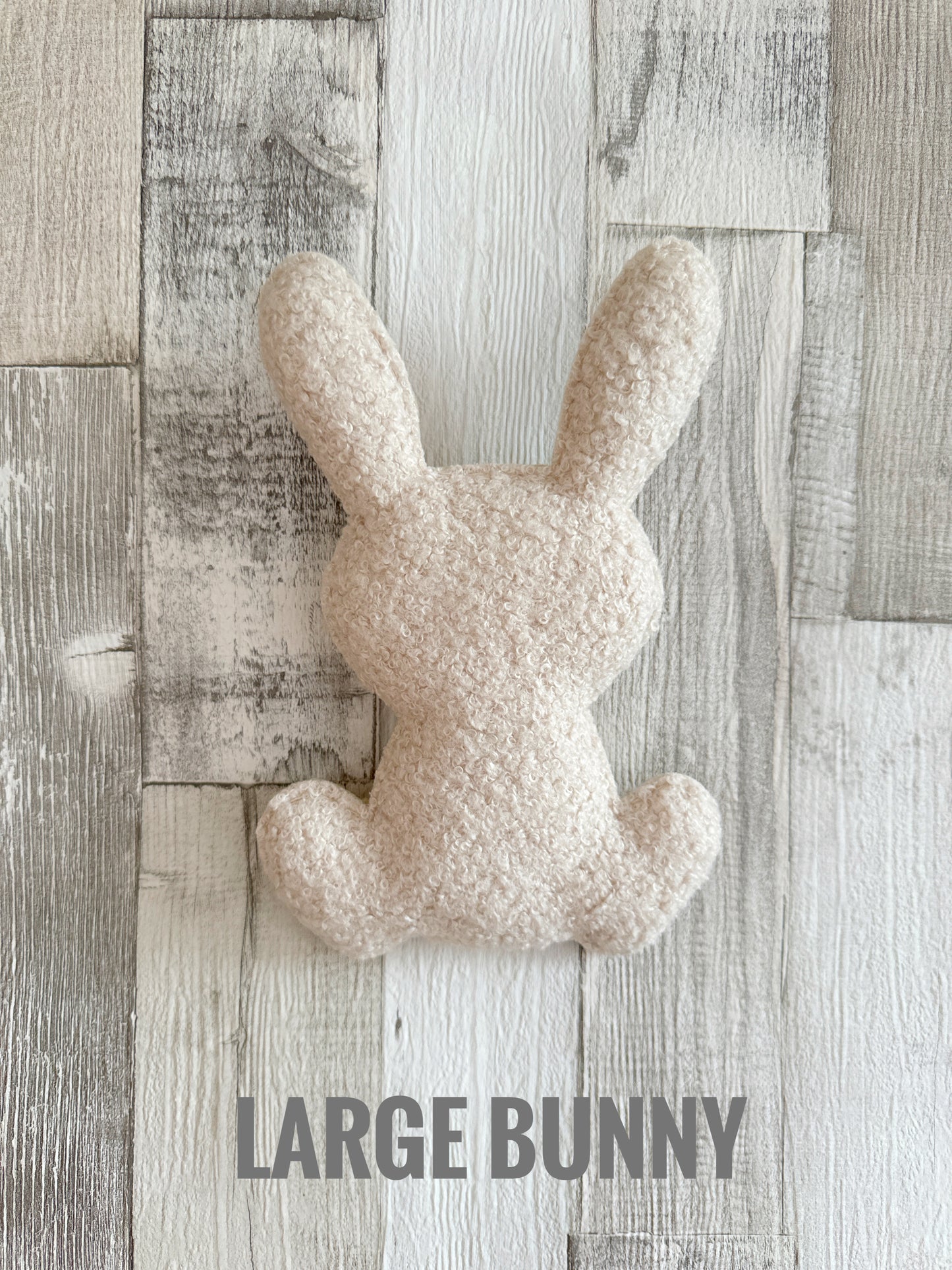 Large Individual Bouclé Bunny Decoration