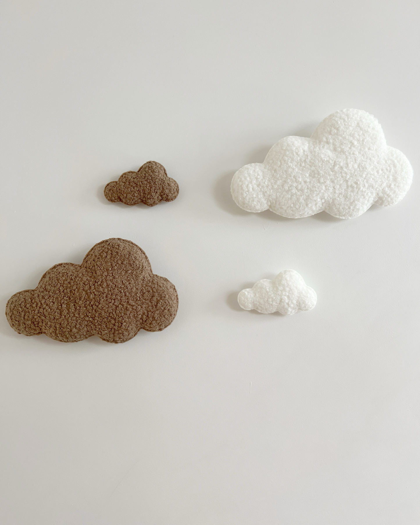 XL Individual Bouclé Cloud Wall Hanging Decoration