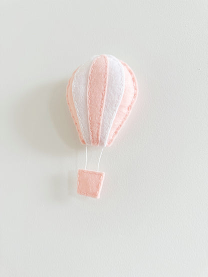 Small Layered Felt Hot Air Balloon Wall Hanging Decoration