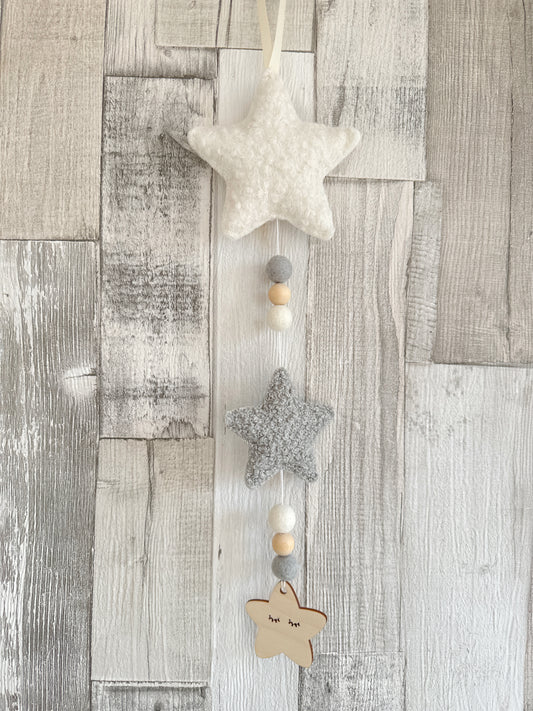 Bouclé Stars Dream Sleepy Star Hanging Decoration