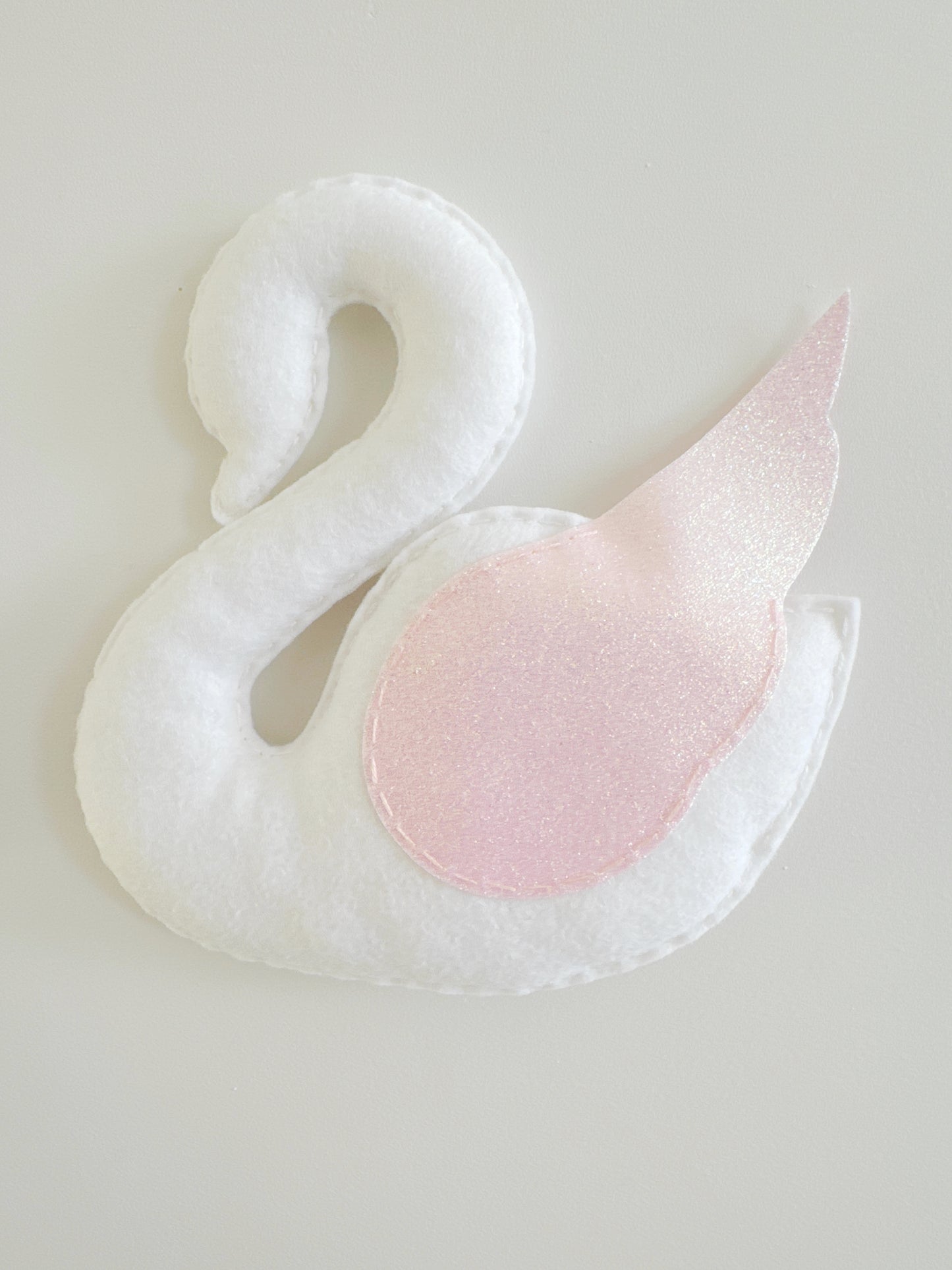 Large Individual Felt Swan Wall Hanging Decoration