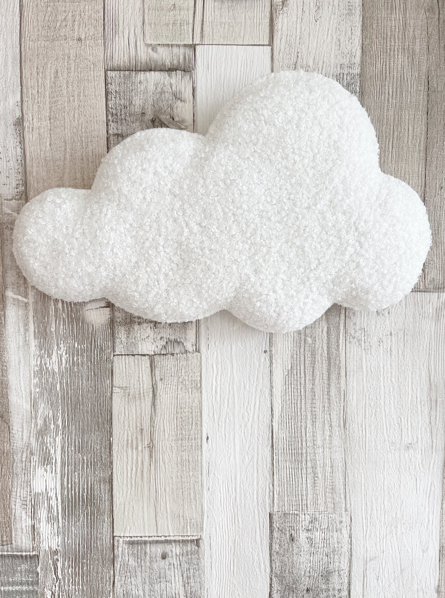 XL Individual Bouclé Cloud Wall Hanging Decoration