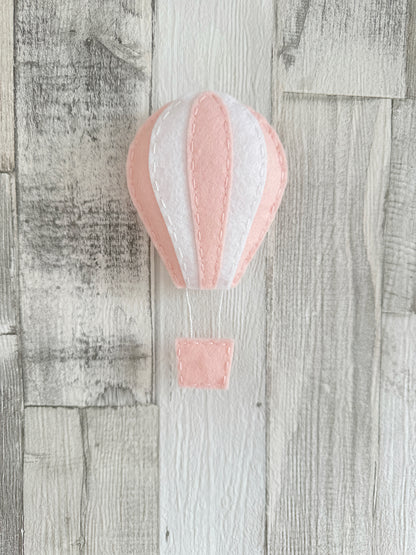 Small Layered Felt Hot Air Balloon Wall Hanging Decoration