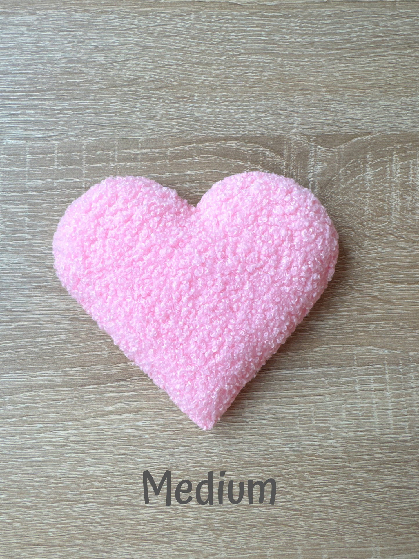 Individual Bouclé Hearts Wall Hanging Decoration (4 sizes)