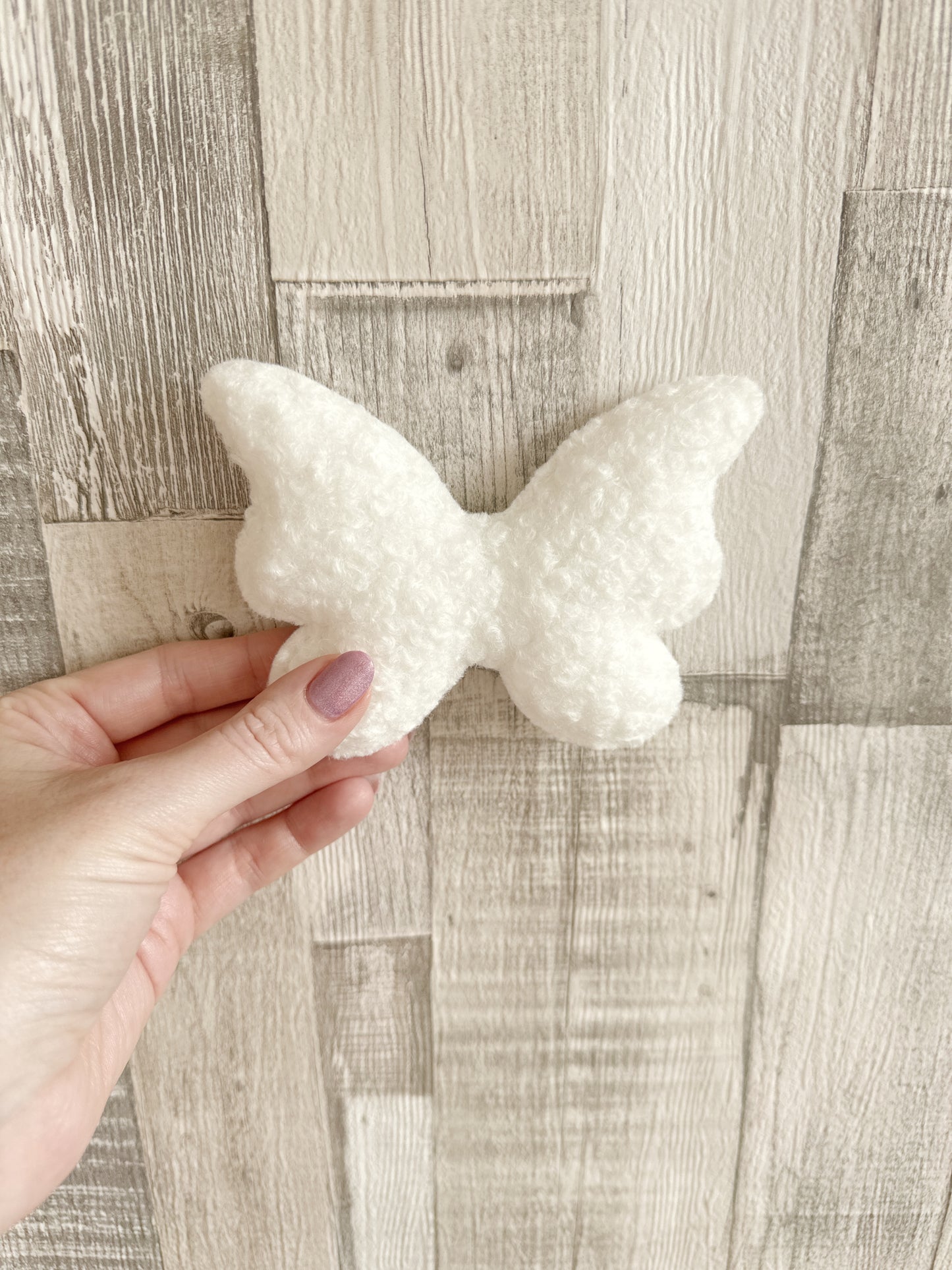 Small Individual Bouclé Butterfly Decoration