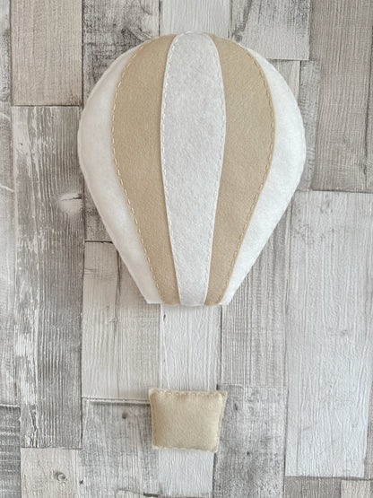 Large Layered Felt Hot Air Balloon Wall Hanging Decoration - READY TO POST