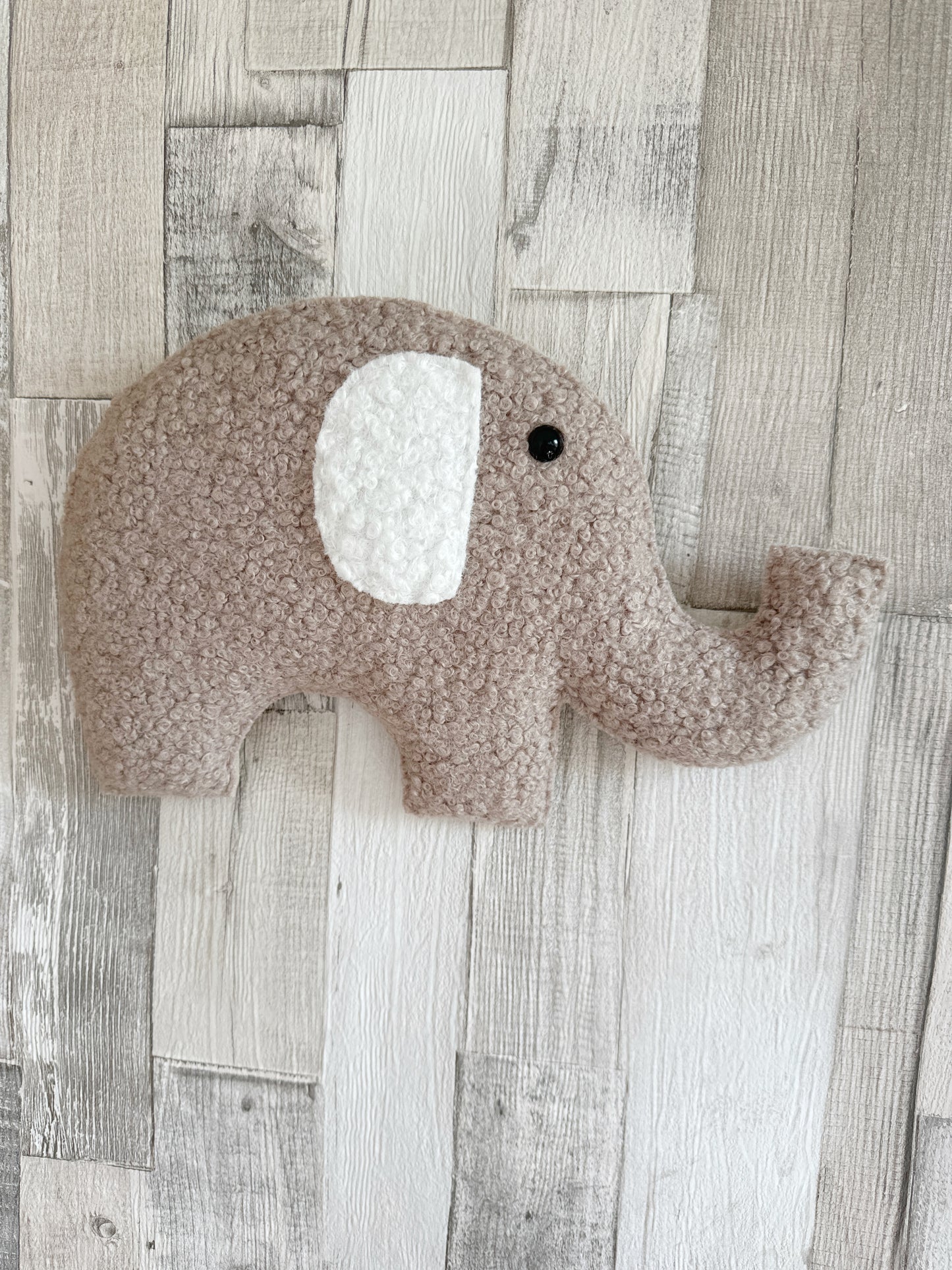 XL Individual Bouclé Elephant Decoration