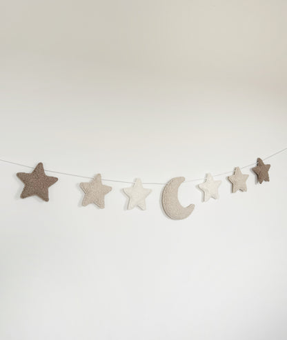 Moon & Stars & Bouclé Bunting - READY TO POST