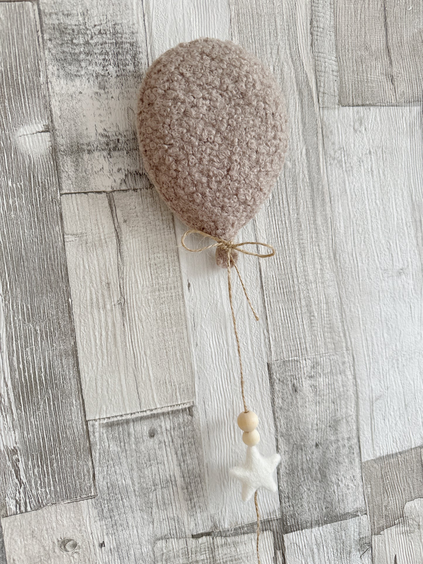 Small Individual Bouclé Balloon Wall Hanging Decoration