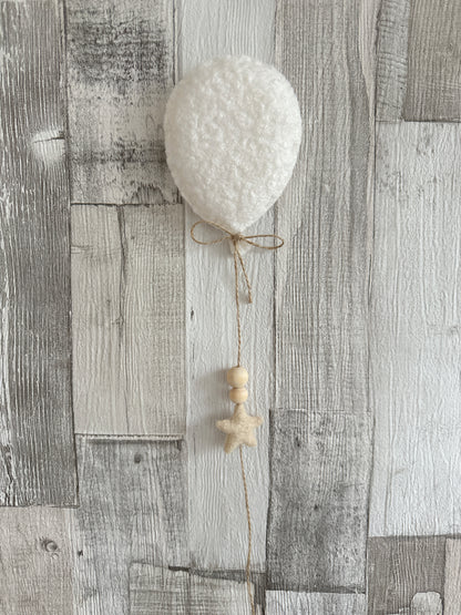 Mini Individual Bouclé Balloon Wall Hanging Decoration