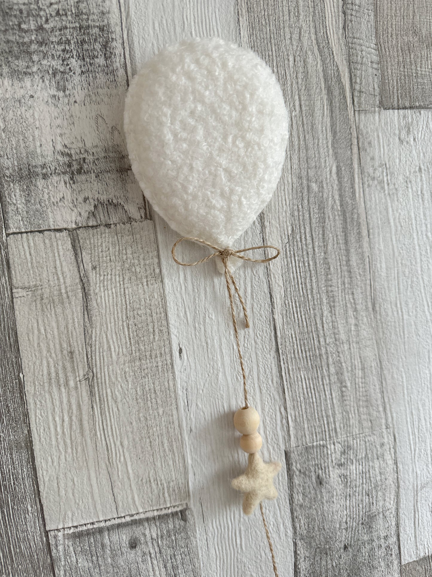 Mini Individual Bouclé Balloon Wall Hanging Decoration