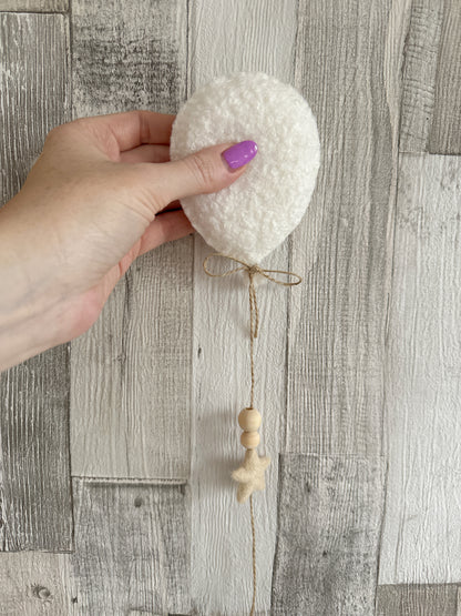 Mini Individual Bouclé Balloon Wall Hanging Decoration