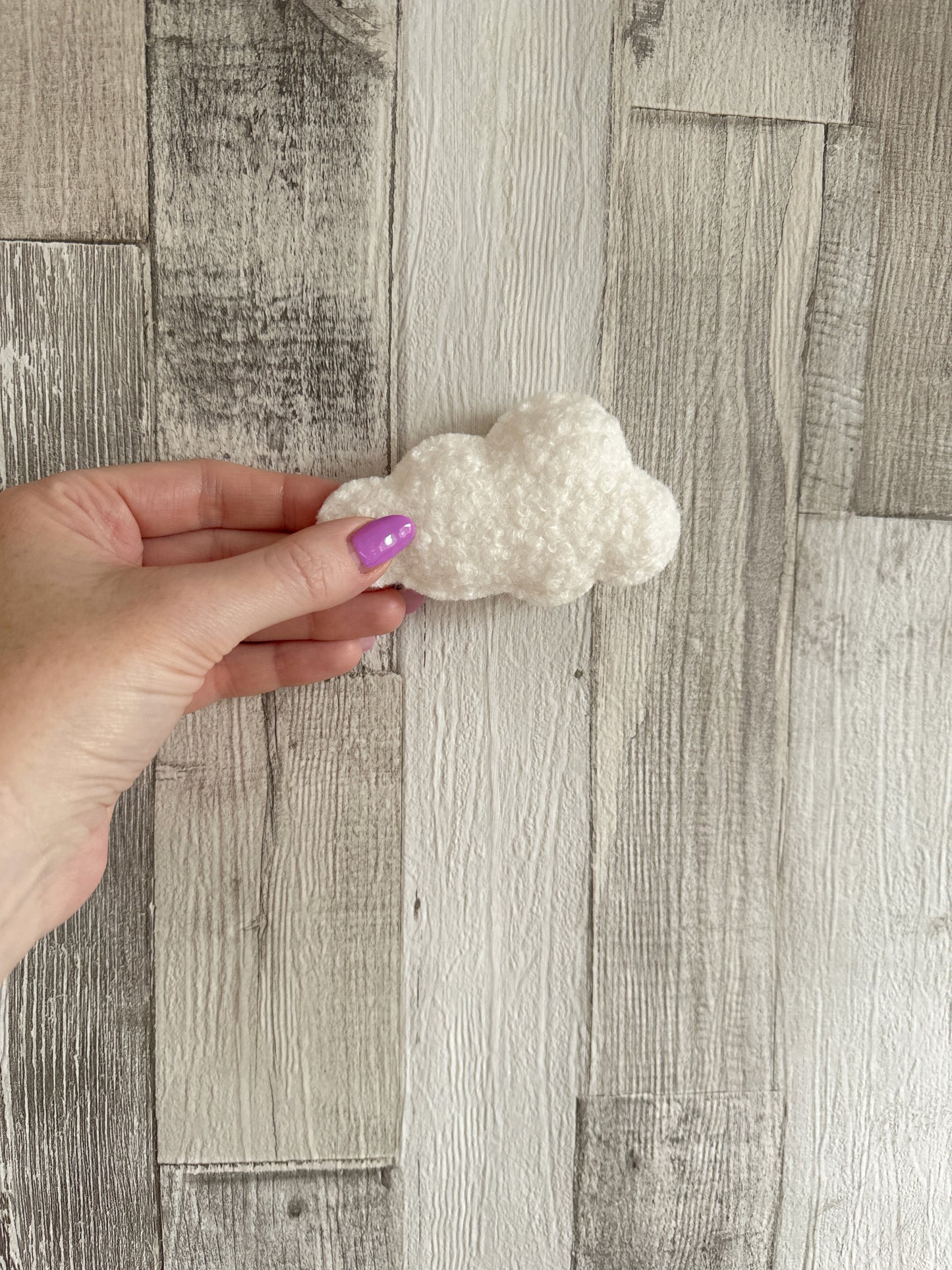 Mini Individual Bouclé Cloud Wall Hanging Decoration