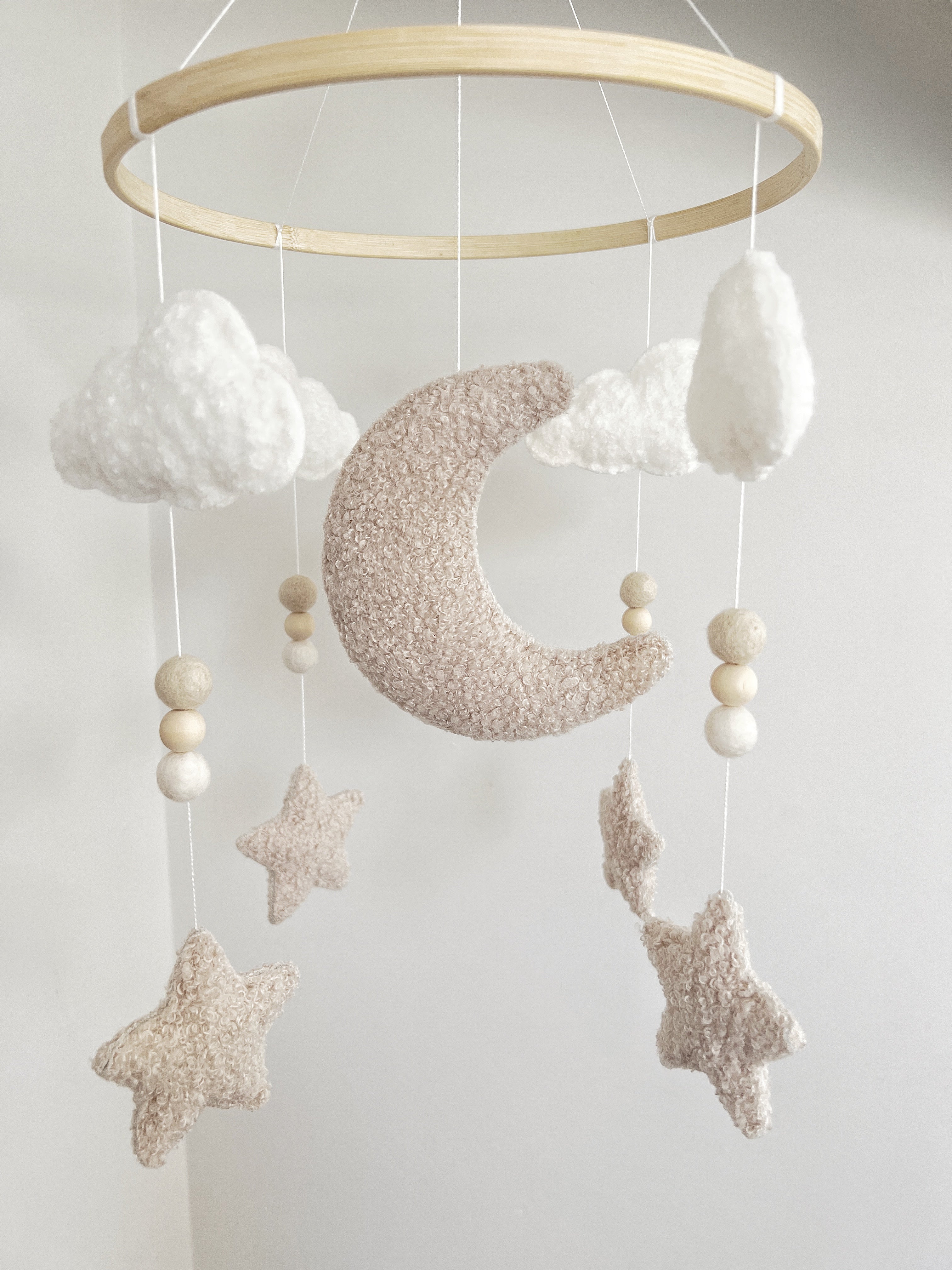 Moon and stars baby clearance mobile