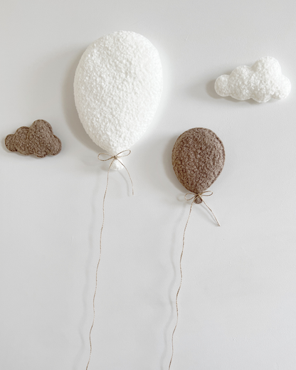 Small Individual Bouclé Balloon Wall Hanging Decoration