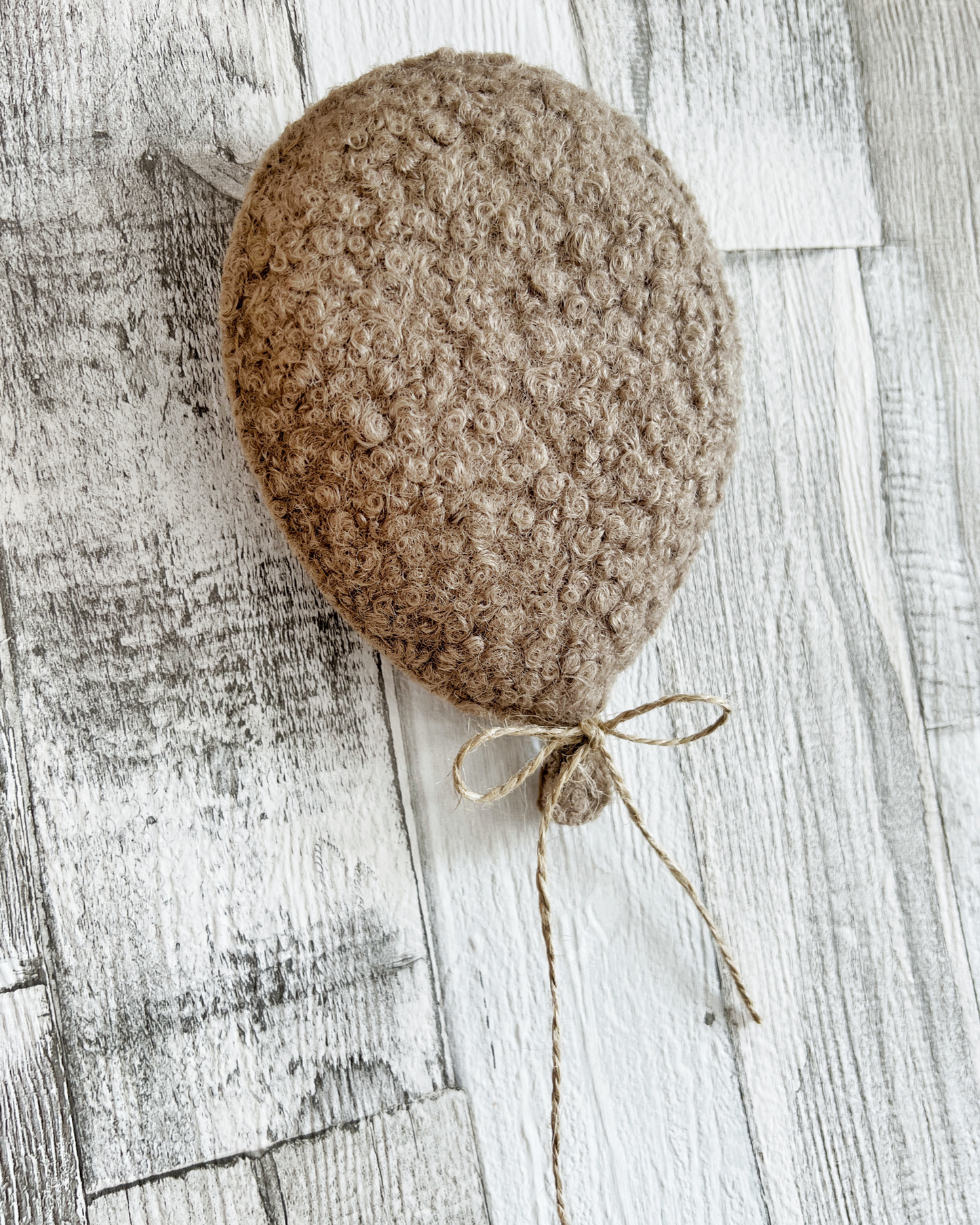 Small Individual Bouclé Balloon Wall Hanging Decoration