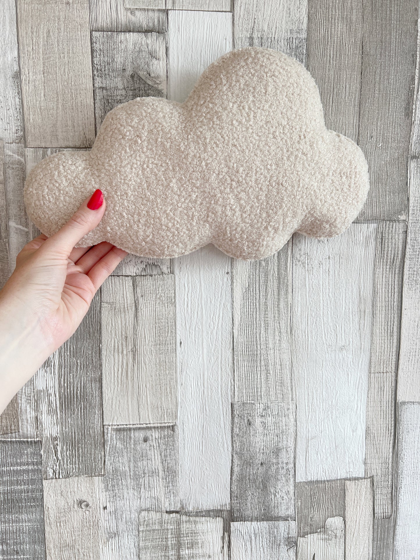 XL Individual Bouclé Cloud Wall Hanging Decoration