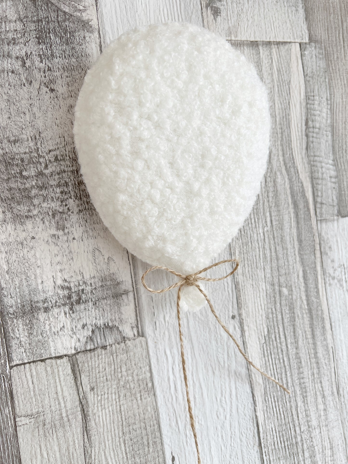 Small Individual Bouclé Balloon Wall Hanging Decoration