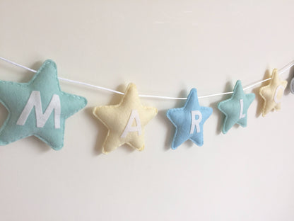 Personalised Stars & Clouds Bunting