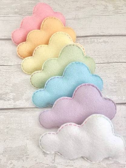 Pastel Rainbow Cloud Bunting