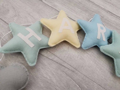 Personalised Stars & Clouds Bunting