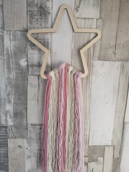 Pinks & Lilacs Star Wall Hanger