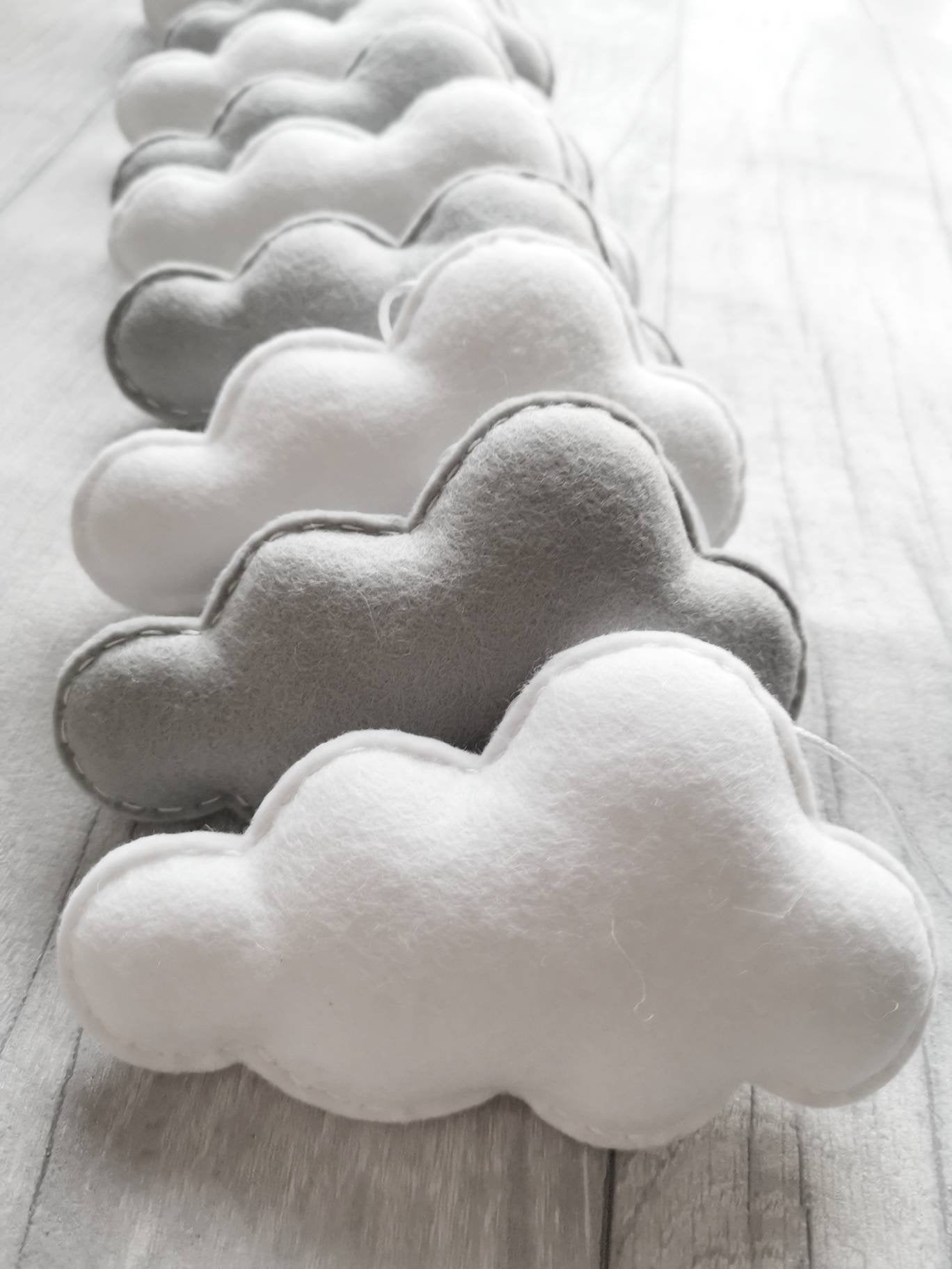 White & Grey Cloud Bunting