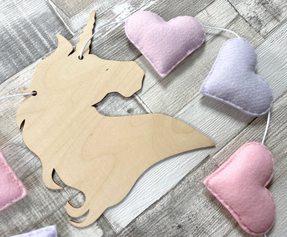 Pink & Lilac Unicorn Bunting - READY TO POST