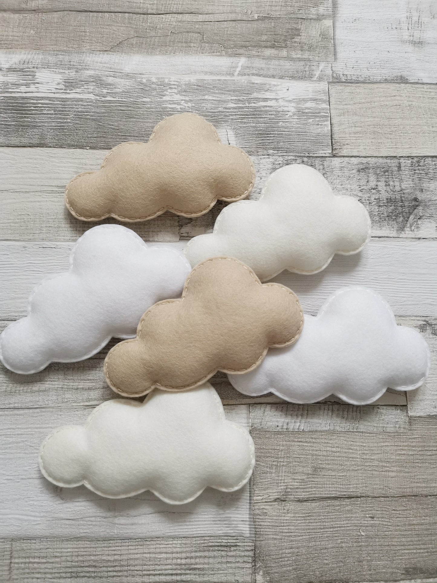 Small Individual Bouclé Cloud Wall Hanging Decoration