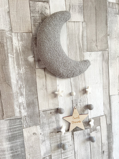 Sweet Dreams Moon Wall Mobile - READY TO POST